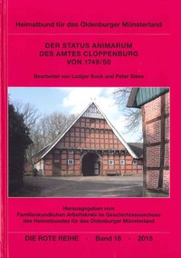 Rote Reihe 18 - Der Status Animarum des Amtes Cloppenburg von 1749/50